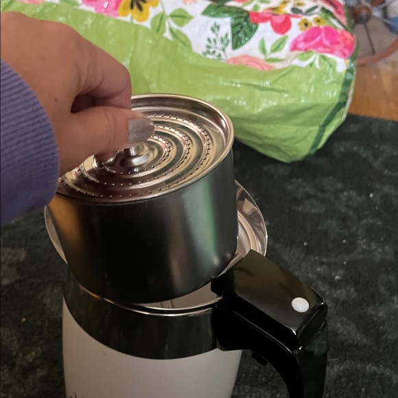 Corningware White and Blue Coffee Percolator EXCELLENT condition 10cups - Picture 9 of 10